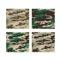 Seamless Camouflage Pattern Army Military Motif Background for Camo Khaki vector