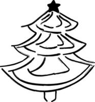 Christmas tree decoration and design. vector