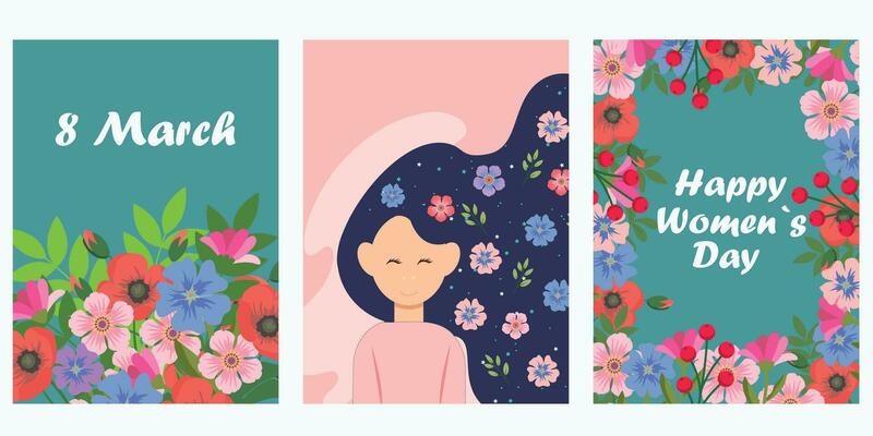 Set of trendy minimal spring posters with bright beautiful flowers and modern typography. Spring background, cover, sale banner, flyer design. Template for advertising, web, social media. Vector