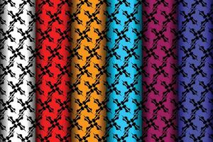 Textile fabric pattern vector