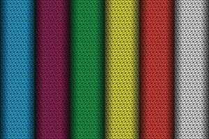Textile fabric pattern vector