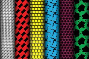 Textile fabric pattern vector