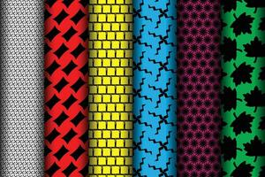 Textile fabric pattern vector