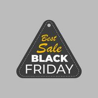 Flat black friday labels vector design