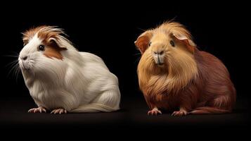 AI generated cute Abyssinian Guinea natura animal wallpaper background photo