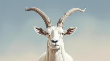 AI generated Addax animal wallpaper background photo