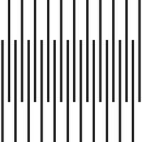 modern simple abstract seamlees black color half line vertical pattern art vector