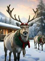 AI generated Joyful Jingles and Festive Delights Embracing the Magic of Christmas photo