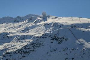 Radar, sierra Nevada esquí recurso observatorio, granada, Andalucía, España, foto