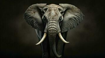 AI generated African Elephant photo