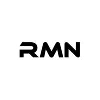 rmn letra logo diseño, inspiración para un único identidad. moderno elegancia y creativo diseño. filigrana tu éxito con el sorprendentes esta logo. vector