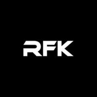 RFK Letter Logo Design, Inspiration for a Unique Identity. Modern Elegance and Creative Design. Watermark Your Success with the Striking this Logo. vector