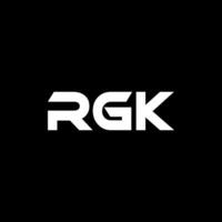 RGK Letter Logo Design, Inspiration for a Unique Identity. Modern Elegance and Creative Design. Watermark Your Success with the Striking this Logo. vector