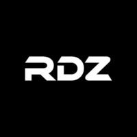 rdz letra logo diseño, inspiración para un único identidad. moderno elegancia y creativo diseño. filigrana tu éxito con el sorprendentes esta logo. vector