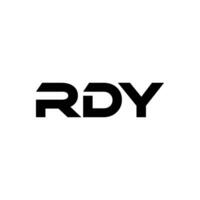 rdy letra logo diseño, inspiración para un único identidad. moderno elegancia y creativo diseño. filigrana tu éxito con el sorprendentes esta logo. vector