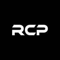 RCP Letter Logo Design, Inspiration for a Unique Identity. Modern Elegance and Creative Design. Watermark Your Success with the Striking this Logo. vector