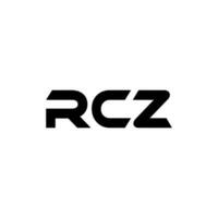 RCZ Letter Logo Design, Inspiration for a Unique Identity. Modern Elegance and Creative Design. Watermark Your Success with the Striking this Logo. vector