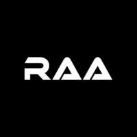 RAA Letter Logo Design, Inspiration for a Unique Identity. Modern Elegance and Creative Design. Watermark Your Success with the Striking this Logo. vector