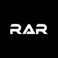 RAR Letter Logo Design, Inspiration for a Unique Identity. Modern Elegance and Creative Design. Watermark Your Success with the Striking this Logo. vector