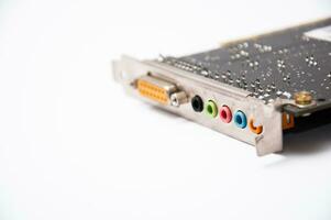 PC Sound card on a white background photo