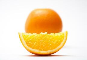 Orange and a slice photo