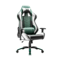 AI generated Green gaming chair PNG