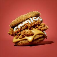 AI generated Food Advertisement Banner Ads photo