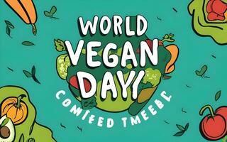 AI generated World Vegan Day photo