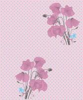 Floral and leaves out class color combination  textile design vector