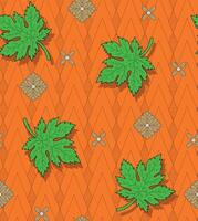 Textile floral and mix color deign vector