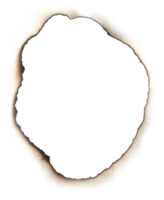 burnt hole in the ground with a hole in the middle png