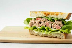 AI generated Tuna Salad Sandwich. Pro Photo