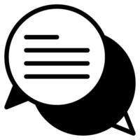 Chat icon Illustration for web, app, infographic vector