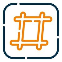 Hashtag icon Illustration for web, app, infographic vector