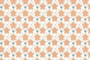 Abstract star seamless pattern nature art wrapping shape, lines curve and dot, creative hand drawn design in pastel colors minimal modern cover template Vector illustration