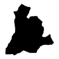 sud ubangui provincia mapa, administrativo división de democrático república de el congo vector ilustración.