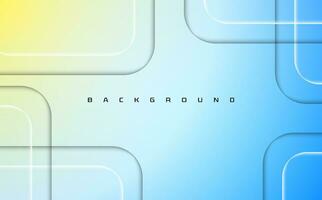 Blue gradient soft line futuristic abstract background design vector