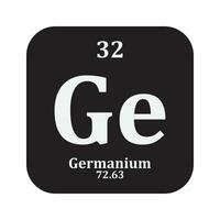 Germanium chemistry icon vector