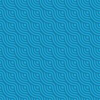 Japanese Blue waves pattern vector