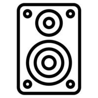 Podcast subwoofer icon illustration vector