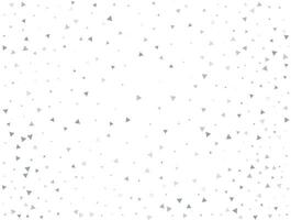 Wedding Light silver Triangular glitter confetti background. White festive texture vector