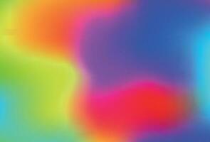 Smooth and blurry colorful gradient mesh background. Modern bright rainbow colors. Easy editable soft colored vector banner template