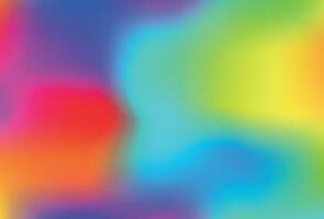 Smooth and blurry colorful gradient mesh background. Modern bright rainbow colors. Easy editable soft colored vector banner template