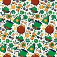 St. Patrick Day Seamless Pattern vector