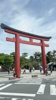 Kamakura, Japan - May 29 , 2023  Tsurugaoka Hachimangu is Kamakura's most important shrine . video