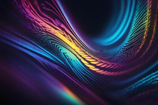 Neural Pattern Technology Background Ai Generative photo