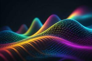 Neural Pattern Technology Background Ai Generative photo