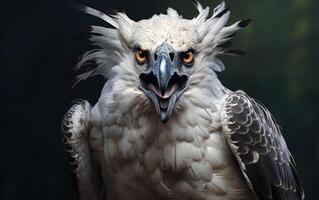 AI generated AHarpy Eagle bird photo