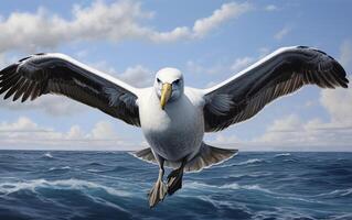 AI generated Albatross bird photo