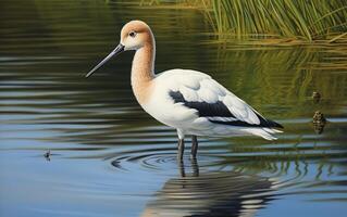 AI generated American Avocet photo